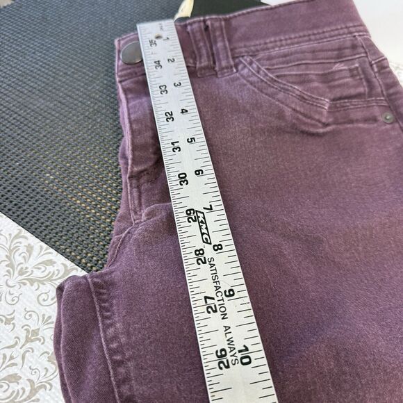Democracy Ab Solution Purple Denim Skinny Jeans Women's Size 6 - Picture 3 of 7